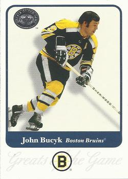 2001-02 Fleer Greats of the Game #76 John Bucyk Front