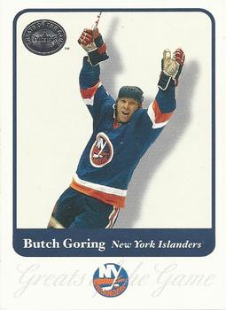 2001-02 Fleer Greats of the Game #82 Butch Goring Front