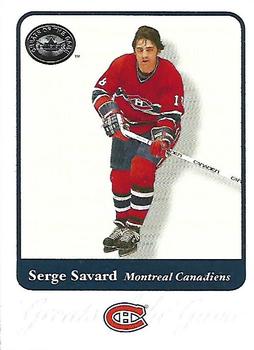 2001-02 Fleer Greats of the Game #85 Serge Savard Front