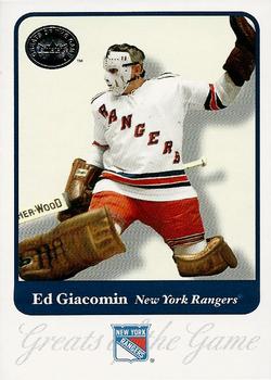 2001-02 Fleer Greats of the Game #21 Ed Giacomin Front