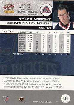 2001-02 Pacific #121 Tyler Wright Back