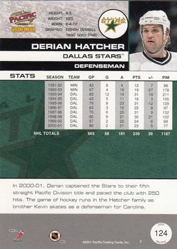 2001-02 Pacific #124 Derian Hatcher Back