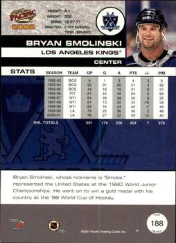 2001-02 Pacific #188 Bryan Smolinski Back