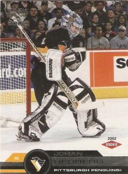 2001-02 Pacific #452 Johan Hedberg Front