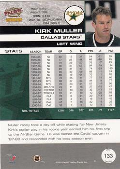 2001-02 Pacific #133 Kirk Muller Back