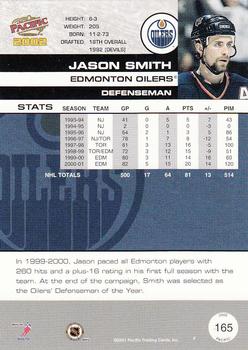 2001-02 Pacific #165 Jason Smith Back