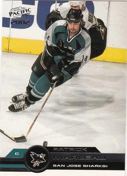 2001-02 Pacific #339 Patrick Marleau Front
