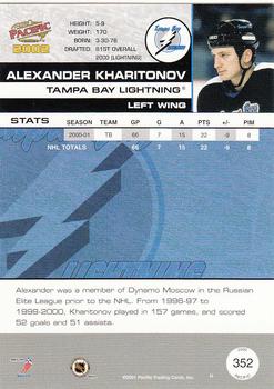 2001-02 Pacific #352 Alexander Kharitonov Back