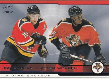 2001-02 Pacific #412 Pavel Bure / Peter Worrell Front