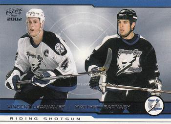 2001-02 Pacific #422 Vincent Lecavalier / Matthew Barnaby Front