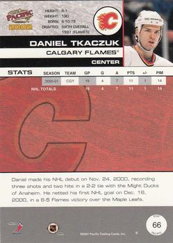 2001-02 Pacific #66 Daniel Tkaczuk Back