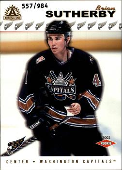 2001-02 Pacific Adrenaline #225 Brian Sutherby Front