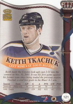 2001-02 Pacific Crown Royale #121 Keith Tkachuk Back