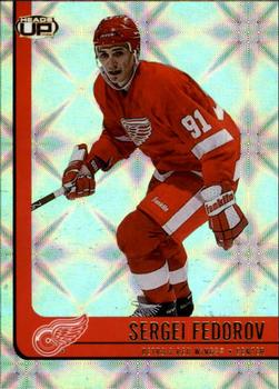 2001-02 Pacific Heads Up #34 Sergei Fedorov Front