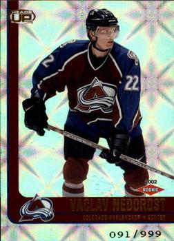 2001-02 Pacific Heads Up #105 Vaclav Nedorost Front