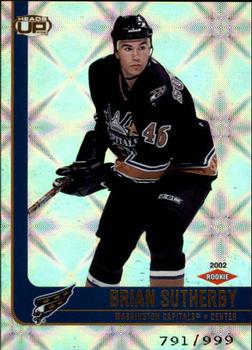 2001-02 Pacific Heads Up #120 Brian Sutherby Front