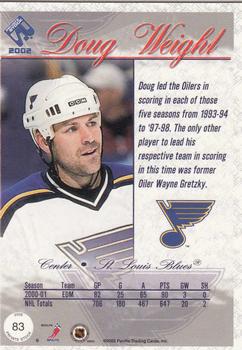 2001-02 Pacific Private Stock #83 Doug Weight Back