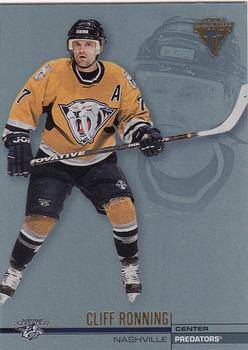 2001-02 Pacific Private Stock Titanium #80 Cliff Ronning Front