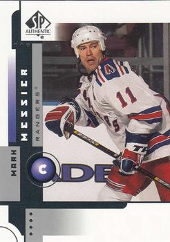 2001-02 SP Authentic #54 Mark Messier Front