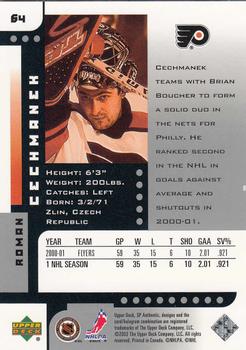 2001-02 SP Authentic #64 Roman Cechmanek Back