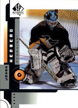 2001-02 SP Authentic #70 Johan Hedberg Front