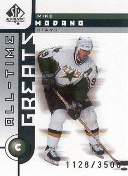 2001-02 SP Authentic #95 Mike Modano Front