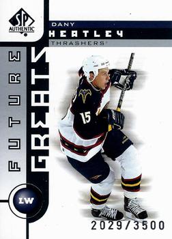 2001-02 SP Authentic #111 Dany Heatley Front