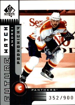 2001-02 SP Authentic #149 Andrej Podkonicky Front
