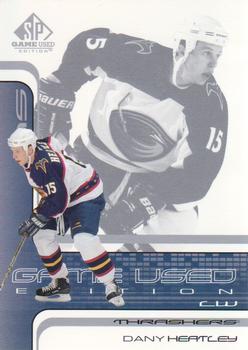 2001-02 SP Game Used #2 Dany Heatley Front