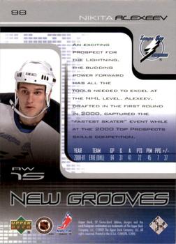 2001-02 SP Game Used #98 Nikita Alexeev Back