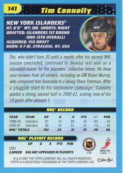 2001-02 Topps #141 Tim Connolly Back