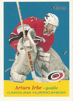 2001-02 Topps Heritage #45 Arturs Irbe Front