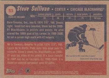 2001-02 Topps Heritage #53 Steve Sullivan Back