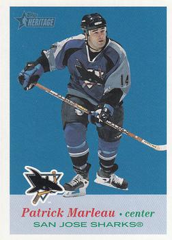 2001-02 Topps Heritage #93 Patrick Marleau Front