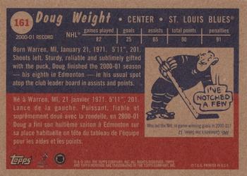 2001-02 Topps Heritage #161 Doug Weight Back