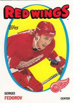 2001-02 Topps - 1971-72 Heritage #53 Sergei Fedorov Front