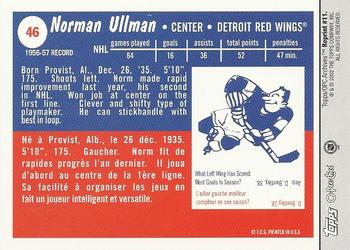 2001-02 Topps / O-Pee-Chee Archives #11 Norm Ullman Back