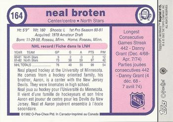 2001-02 Topps / O-Pee-Chee Archives #15 Neal Broten Back