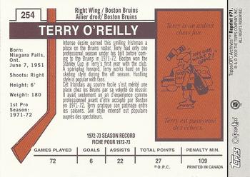 2001-02 Topps / O-Pee-Chee Archives #71 Terry O'Reilly Back