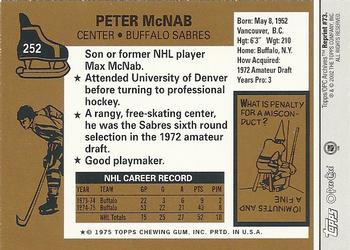 2001-02 Topps / O-Pee-Chee Archives #73 Peter McNab Back
