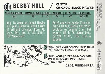2001-02 Topps / O-Pee-Chee Archives #78 Bobby Hull Back