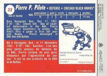2001-02 Topps / O-Pee-Chee Archives #7 Pierre Pilote Back