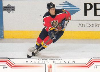 2001-02 Upper Deck #74 Marcus Nilson Front