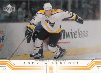 2001-02 Upper Deck #142 Andrew Ference Front