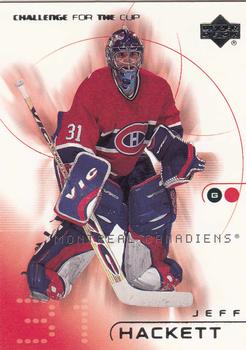 2001-02 Upper Deck Challenge for the Cup #45 Jeff Hackett Front