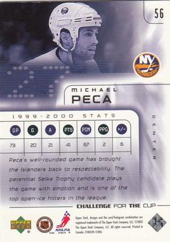 2001-02 Upper Deck Challenge for the Cup #56 Michael Peca Back