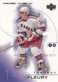 2001-02 Upper Deck Challenge for the Cup #58 Theoren Fleury Front