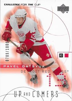 2001-02 Upper Deck Challenge for the Cup #105 Pavel Datsyuk Front