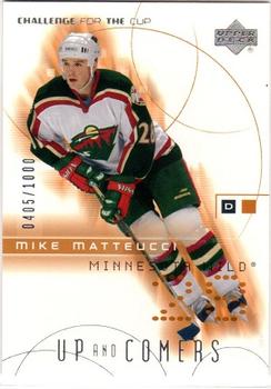 2001-02 Upper Deck Challenge for the Cup #111 Mike Matteucci Front