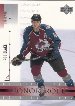 2001-02 Upper Deck Honor Roll #11 Rob Blake Front
